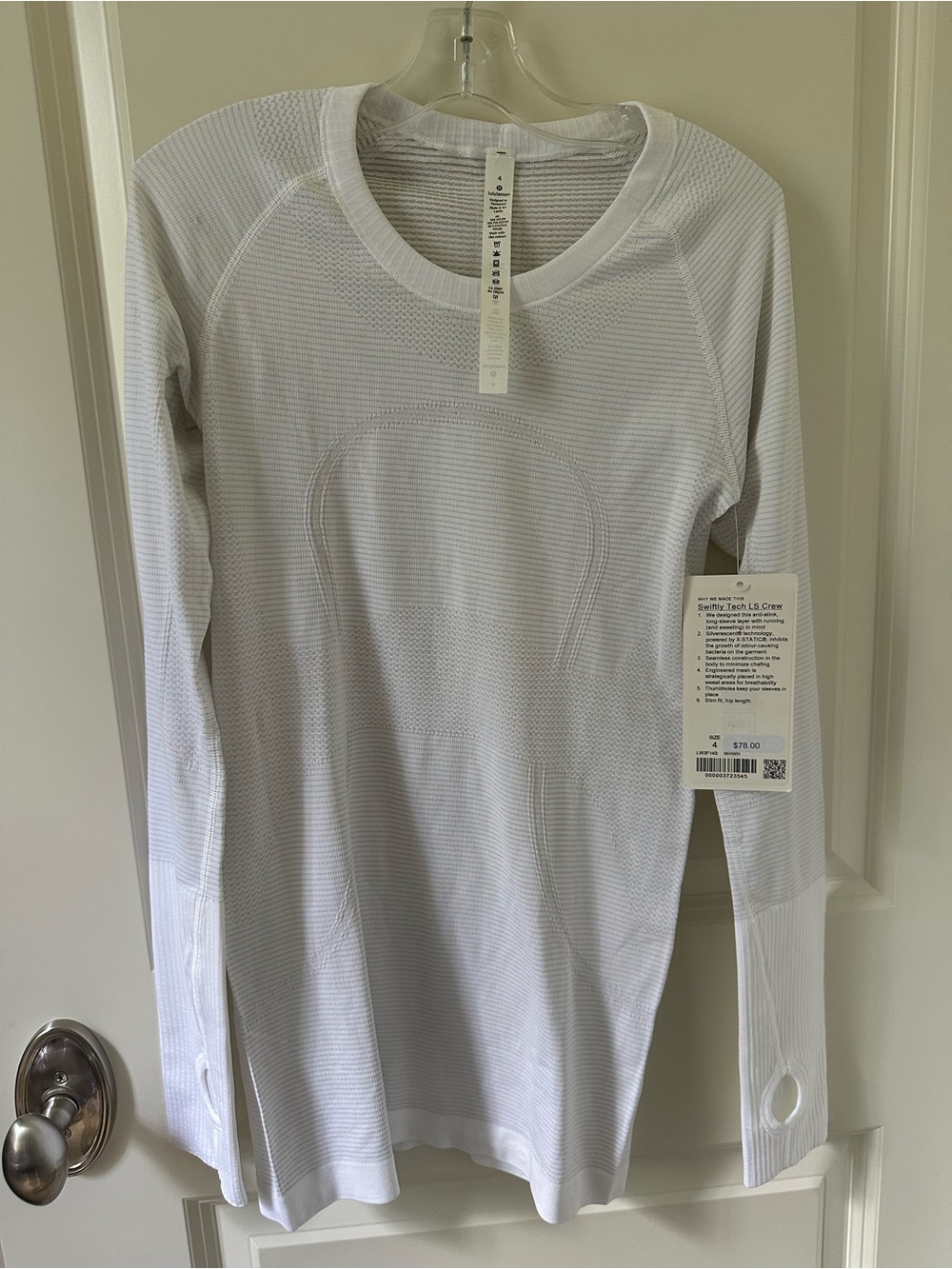 NWT lululemon swiftly tech long sleeve